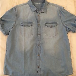 Calvin Klein button down short sleeve shirt